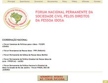 Tablet Screenshot of forumnacional.net.br